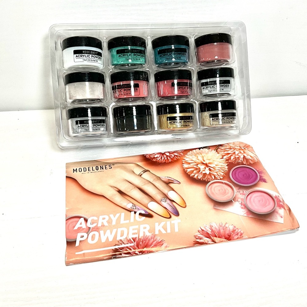 Modelones Acrylic Powders 12 Colors
